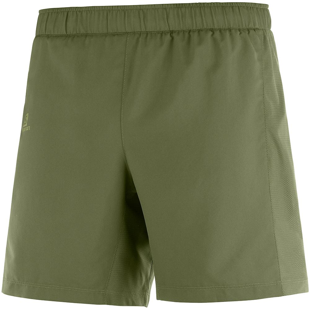 Salomon AGILE 2IN1 M Pantalones Cortos Hombre - Verde Oliva - Colombia (31862-XSDZ)